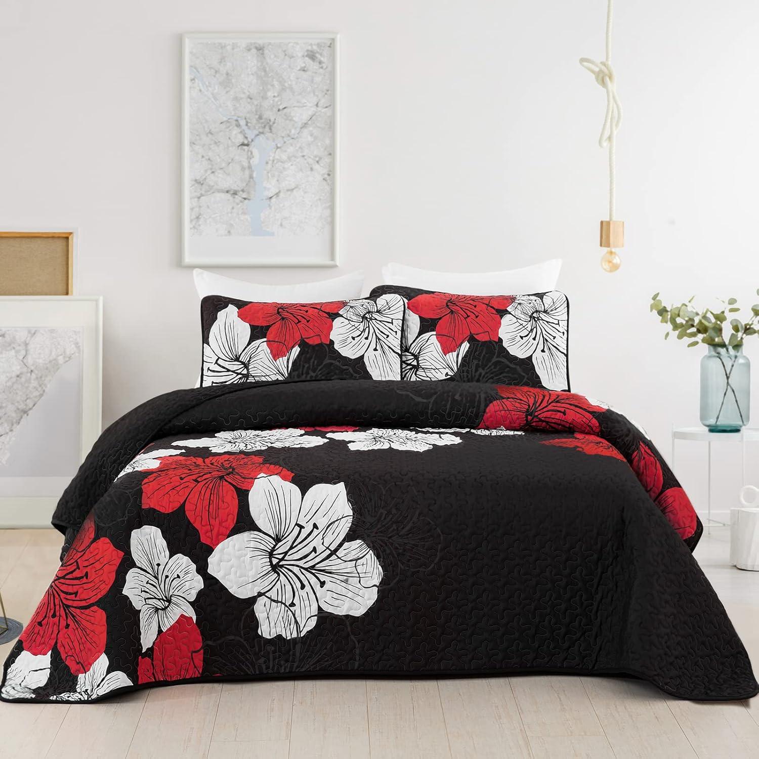 Glorious Quilted coverlet and pillowcovers set: Unmatched Beauty - Queen size - Harrogates