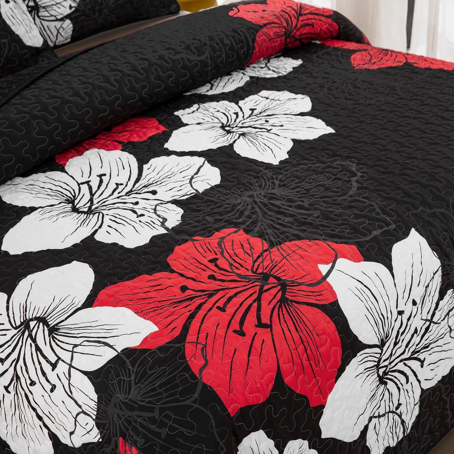 Glorious Quilted coverlet and pillowcovers set: Unmatched Beauty - Queen size - Harrogates