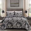 Artful Quilted Coverlet and Pillowcases Set: Beauty in Every Stitch - Queen size - Harrogates