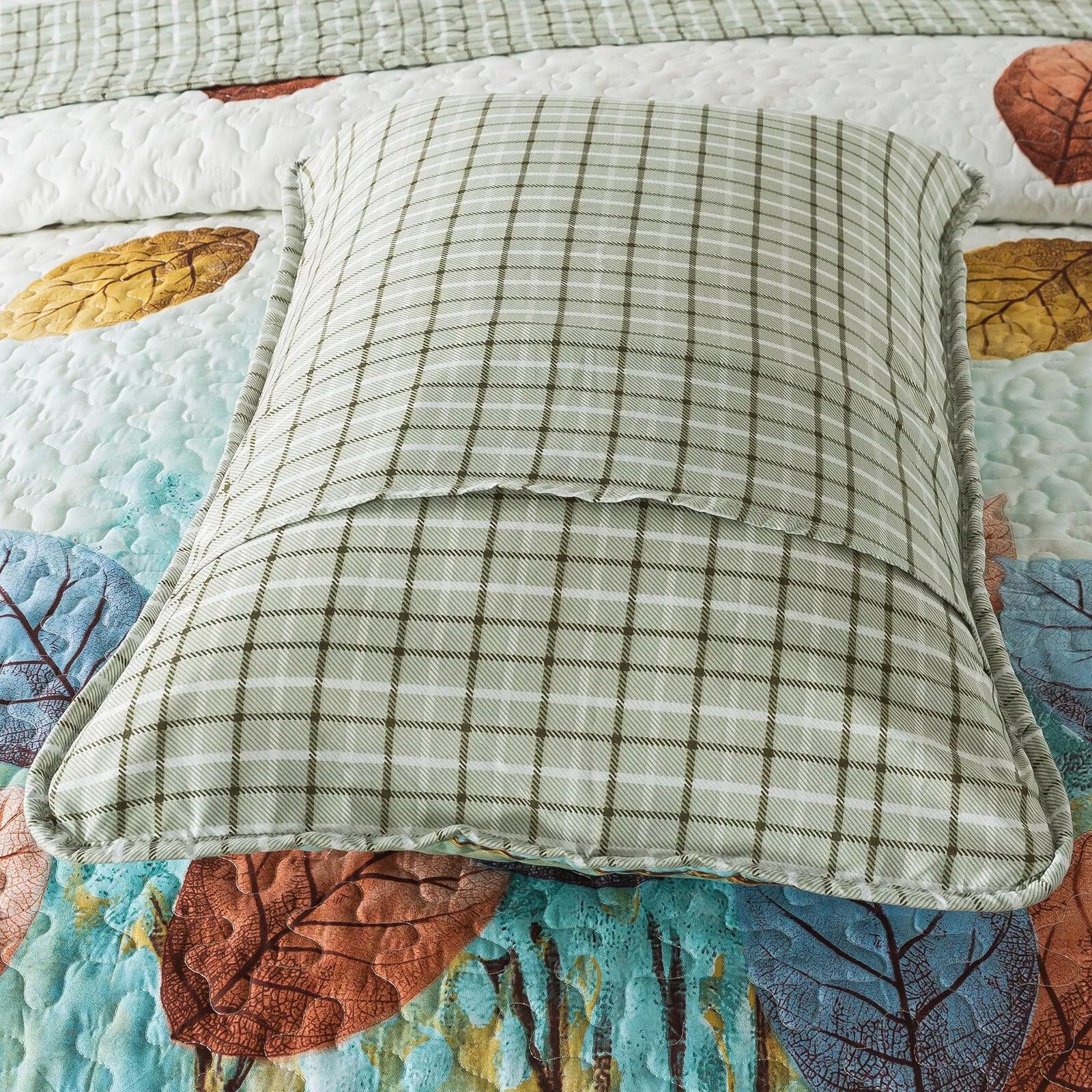 Majestic Quilted bedspread and pillowcovers set: Enhance Your Sleep Experience - Queen size - Harrogates