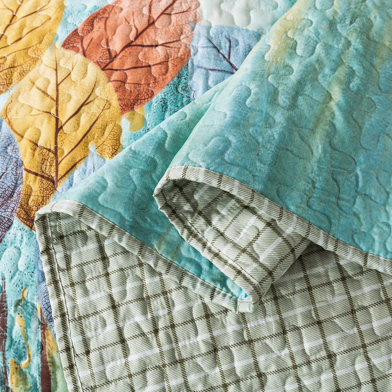Majestic Quilted bedspread and pillowcovers set: Enhance Your Sleep Experience - Queen size - Harrogates