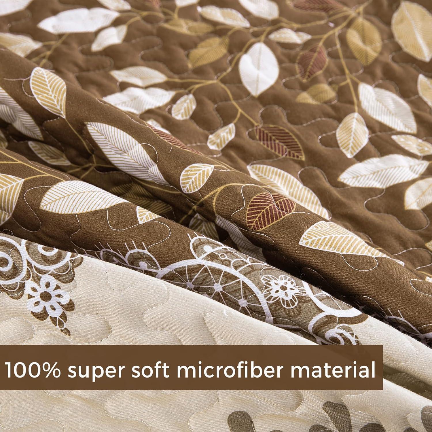 Sophisticated Quilted Bedspread and Pillowcases Set: Exquisite Design and Comfort - Queen size - Harrogates
