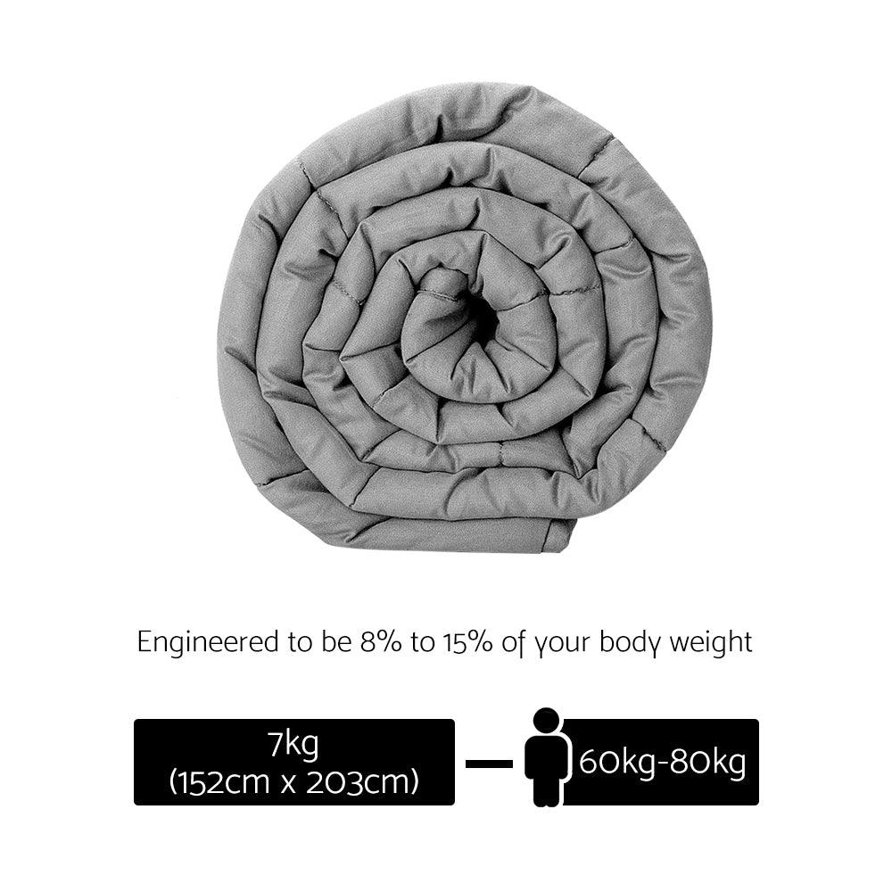 Giselle Weighted Blanket 7KG Deep Relax - Harrogates