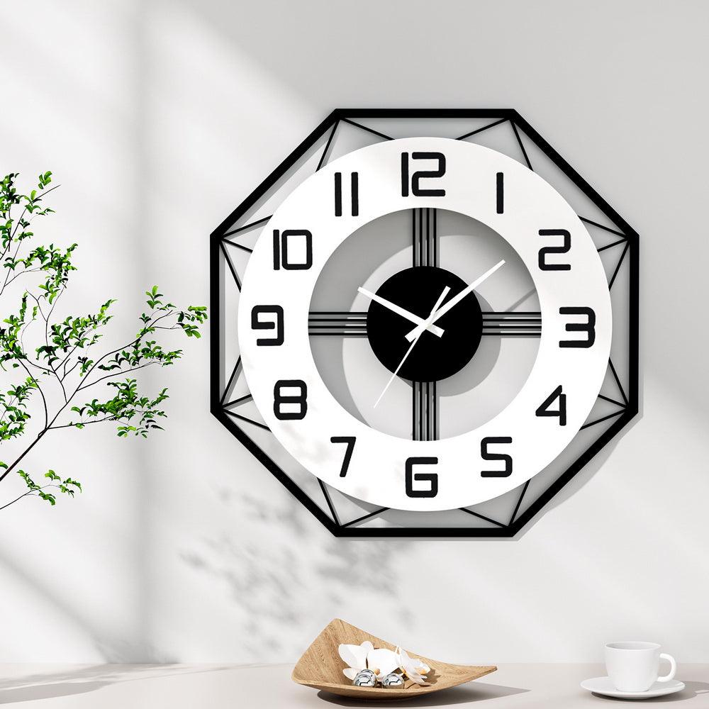 Artiss 60CM Wall Clock Octagon - Harrogates